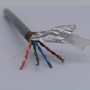 สายเคเบิลอุตสาหกรรมมาตรฐาน Rou แบบยืดหยุ่นสูง 4*2*24AWG สำหรับงานก่อสร้าง ได้รับการรับรอง CCC/EIS9001 - Product Image 1