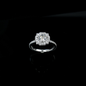 Bague exquise pour femme en argent S925 avec diamant cultivé C - Product Image 3