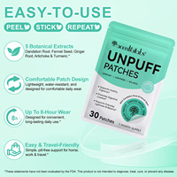 Acentiallabs Patch Transdermique Confort Digestif Quotidien Unpuff, Vitamines, Racine de Gingembre, Curcuma