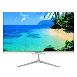 Diskon besar 4K Qihui Lcd dapat diatur Aio Pc miring berdiri Ab