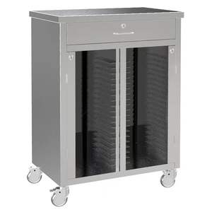 (MS-T140S) Chariot de chariot de disque médical d'acier inoxydable d'utilisation d'hôpital sans tranchants. - Product Image 4