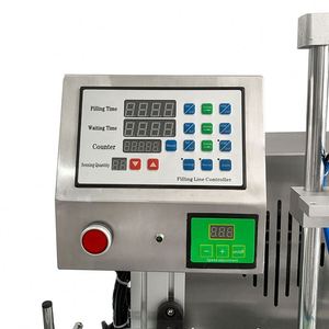 Machine de remplissage automatique à convoyeur pour boissons, miel, bière, crème, alcool, lait, cosmétiques, bain de bouche et liquides - Product Image 5