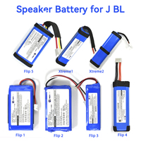 Baterai Speaker Li-polymer AEC653055-2P 3.7V 2000mAh Grosir untuk Pengganti JBL Flip 2 Wireless Bluetooth