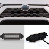Feux de calandre LED RGB pour Toyota RAV4 2019_2022 feux de calandre avant Raptor pour la conduite quotidienne blanc ambre rouge bleu etc