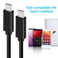 Cable USB-C a USB-C Avanzado Xput USB 3.1 Gen2, 10 Gbps, 100 W PD, Carga Rápida de 5 A, Video 4K para Computadora, MacBook Pro, iPad Pro