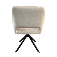 Fauteuil de loisirs contemporain à dossier haut en tissu velours pour restaurant et cuisine