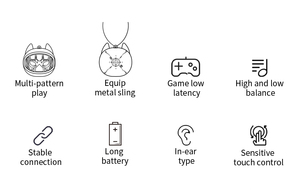 Auricolari Wireless In-ear TWS Gaming a Bassa Latenza 2026 di Tendenza G05 con Design Simpatico Cane Shiba Inu che Cambia Faccia, Ideali come Regalo - Product Image 3
