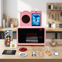 Impresora UV Inteligente con IA para Impresión Personalizada de Artículos Pequeños, para Fundas de Auriculares, Fundas de Teléfono, Tarjetas de PVC, Llaveros Acrílicos, Esferas de Reloj