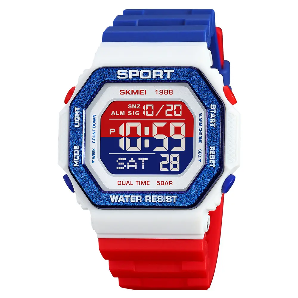 Skmei 1988 Relojes Men Watch Wrist Waterproof Outdoor Digital Running Sport Watches for Men
