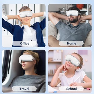 Hisashi Eye Massager With Music <b>Heating</b> Vibration For Office Home Travel School Relief - Product Image 1
