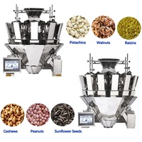 Máquina de Pesaje y Empaquetado de Alta Velocidad, 10 Cabezales, Combinación Estándar, Máquina Pesadora Multicabezal para Alimentos y Snacks