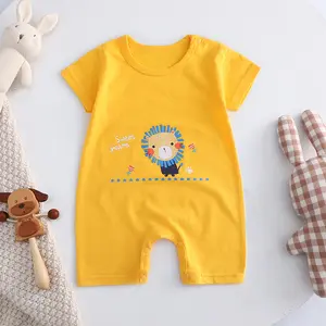 Vente en gros de vêtements d'escalade d'été pour bébés en pur coton