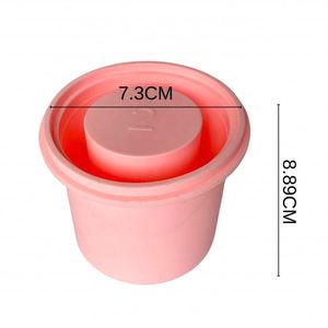 Moules à glaçons réutilisables en silicone pour gobelets, à démoulage facile, avec couvercle, sans BPA, empilables, gain de place - Product Image 3