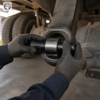 Silentbloc de tige de torsion en caoutchouc pour camion benne minier LGMG MT86 4110702187, noyau en caoutchouc de suspension de tige de poussée, carrosserie large