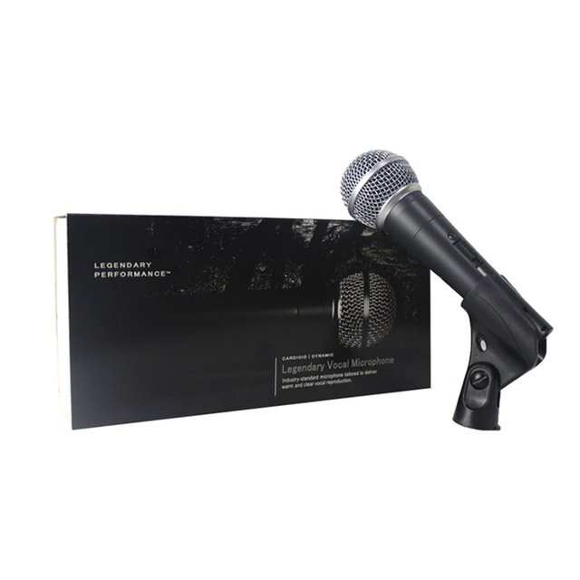 A-58 professional dynamic handheld wired karaoke stage low noise microphone