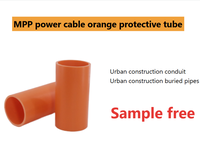 Tube de protection de câble électrique en HDPE MPP, conduite électrique, résistance à l'usure, anti-corrosion, DN100 3mm~6mm 50, directement de l'usine