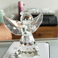 Joli modèle d'ange souvenir en cristal, pièces, pour cadeau de baptême