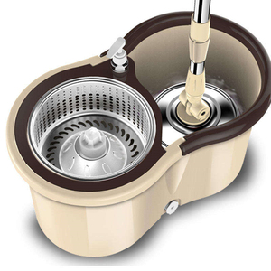 Phổ biến thép xử lý sợi nhỏ lau Pad 360 độ xoay ma thuật cho và xô thiết lập với cao tỷ lệ mất nước - Product Image 1