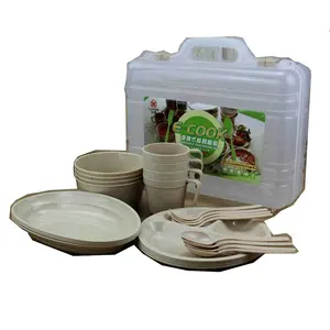 Plastic Picknick Servies Geen. L293 Creatieve Servies Pinic Servies Set