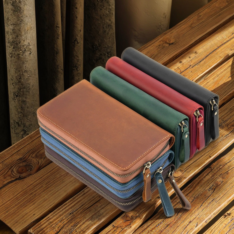 Couverture en cuir uniquement bleue