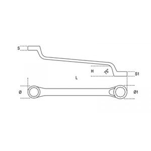BETA - 000900824 Sparkproof double ended offset <b>ring</b> wrenches NON-SPARKING <b>SPANNERS</b>, WRENCHES AND ADJUSTABLE WRENCHES - Product Image 2