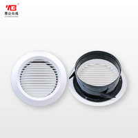 Diffuseur de ventilation murale d'aération de plafond à persienne droite en PVC réglable en usine