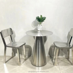 <span class=keywords><strong>Chaise</strong></span> de bar <span class=keywords><strong>haute</strong></span> en acier inoxydable de style moderne, <span class=keywords><strong>dossier</strong></span> assorti <span class=keywords><strong>avec</strong></span> transport facile pour restaurants, bars et hôtels - Product Image 4