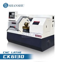 Torno CNC Horizontal de Alta Precisión CK6130, 300 mm de Diámetro de Torneado, Motor FANUC/ Control CNC para Torneado de Piezas Metálicas de Trabajo Mediano