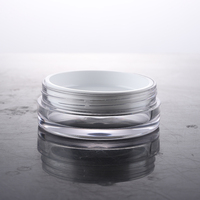 Échantillon gratuit 8G pot de maquillage en poudre libre en plastique étui à poudre compact emballage de luxe pour cosmétiques et soins de la peau