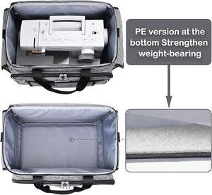 กระเป๋าใส่จักรเย็บผ้าแบบพับได้กระเป๋ามีล้อลากทนทาน - Product Image 4