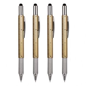 Bolígrafo Promocional con Logotipo Personalizado para Hombre, Bolígrafo Multiherramienta 6 en 1 con Destornillador, Regla, Nivel, Bolígrafo y Punta de Bola - Product Image 3