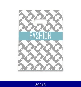 Sacs de marchandises <span class=keywords><strong>en</strong></span> plastique à carreaux verts HOYO, sacs à poignée découpée à motif pied-de-poule et <span class=keywords><strong>fleurs</strong></span> jaunes pour la vente au détail - Product Image 2