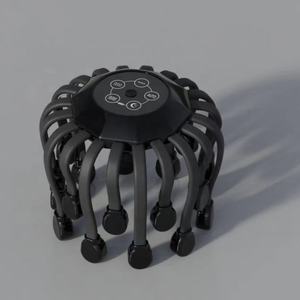 OEM/ODM gran oferta 20 cabezas dedo recargable inteligente vibración araña cabeza masaje herramienta vibrante pulpo masajeador eléctrico del cuero cabelludo - Product Image 1