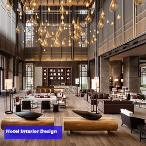 Service de <span class=keywords><strong>design</strong></span> d'intérieur pour hall d'hôtel à Singapour, conception hôtelière clé en main, rendu 3D, planification spatiale, matériaux intégrés - Product Image 2