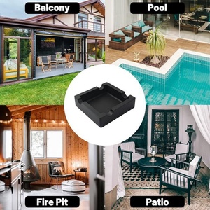 Cenicero de Silicona Irrompible para Exteriores, para Cigarros, Decoración Clásica para el Hogar, Regalo con Accesorios para Fumar - Product Image 3