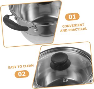 Juegos de Utensilios de Cocina de Alta Calidad, Ollas y Sartenes de Acero Inoxidable para Cocinar - Product Image 5