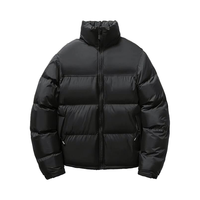 Nouvelle arrivée, veste d'hiver pour homme en duvet noir North-Face respirante, 100% polyester, 220g, garniture en fourrure de renard, style streetwear