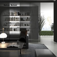 Portes coulissantes en aluminium au design moderne, double vitrage, étanches, finies, en verre, pour salon, chambre, hôtels, bureaux, villas