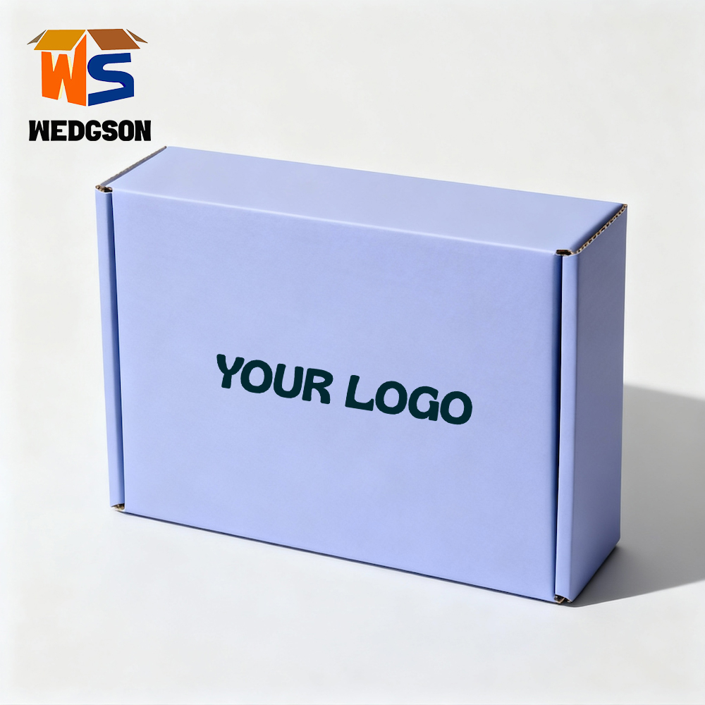 Corrugated Gift Mailer Box Factory Eco Friendly Packaging Shipping Paper Kraft Cardboard Mailing Box With Custom Logo Size