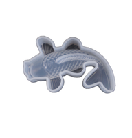 Écologique de Qualité Alimentaire 3D Poisson Silicone Résine Moule Boule De Cristal Gâteau Outil Papier Emballé Boîte Brillant 3D Poisson Conception pour