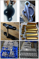 Pièces de moteur CNC de précision, repose-pieds personnalisés en alliage d'aluminium de qualité supérieure pour Light Bee /79 Bike Guangdong