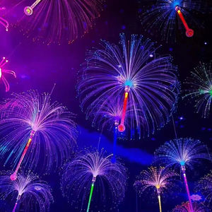 Luz LED de medusas para exteriores, impermeable, colorida, de fibra óptica, medusas, barra de luz de techo para bodas, atmósfera, luz de paisaje - Product Image 3