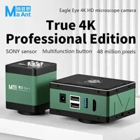 Caméra de microscope numérique industrielle MaAnt XJ-1 XJ-2 4K UHD 30fps avec capteur intégré Imx678 1/1.8 et sortie USB pour la réparation