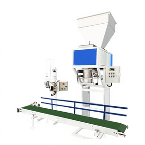 Machine d'emballage semi-automatique pneumatique professionnelle pour le remplissage et la fermeture de sacs en plastique de poudre chimique, machine d'emballage à double hélice - Product Image 1