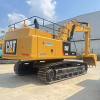 Excavatrice sur chenilles hydraulique Caterpillar CAT345D d'occasion, 45 tonnes, robuste, d'origine japonaise, à vendre