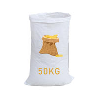 Sac tissé en PP personnalisé imprimé vide de 25 kg, 50 lb, 50 kg, 100 lb pour maïs, céréales, farine, sucre, aliments pour volailles et animaux, à vendre