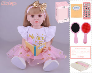 Poupée Reborn FiveStar de 56 cm en Vinyle et Caoutchouc, Jouet de Mode Réaliste pour Enfants, Idéale pour Lire des Histoires - Product Image 5