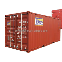Conteneur d'expédition sec d'occasion bon marché 20 pieds 40 pieds Machines de transport en acier nécessités quotidiennes dans le port de Qingdao à vendre