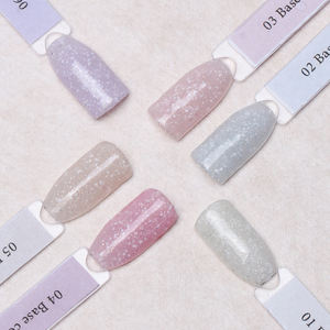 Yidingcheng - Muestra Gratuita, Venta al por Mayor, Personalización de Etiquetas, Esmalte de Uñas con Purpurina, Capa <span class=keywords><strong>Base</strong></span> de Goma - Product Image 2