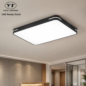 Lámpara de techo Led cuadrada moderna, superficie de hierro acrílico, luz blanca delgada para el hogar, sala de estar, dormitorio, pasillo, 60 80W - Product Image 1